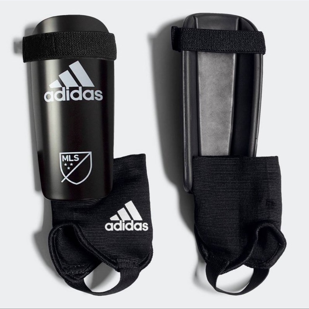 Adidas MLS Youth Guards- Black/White Youth Small